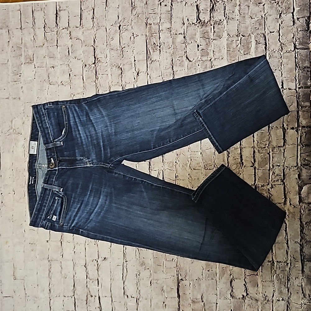 AG Adriano Goldschmied Indigo Straight Leg Jeans